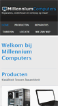 Mobile Screenshot of millenniumcomputers.nl